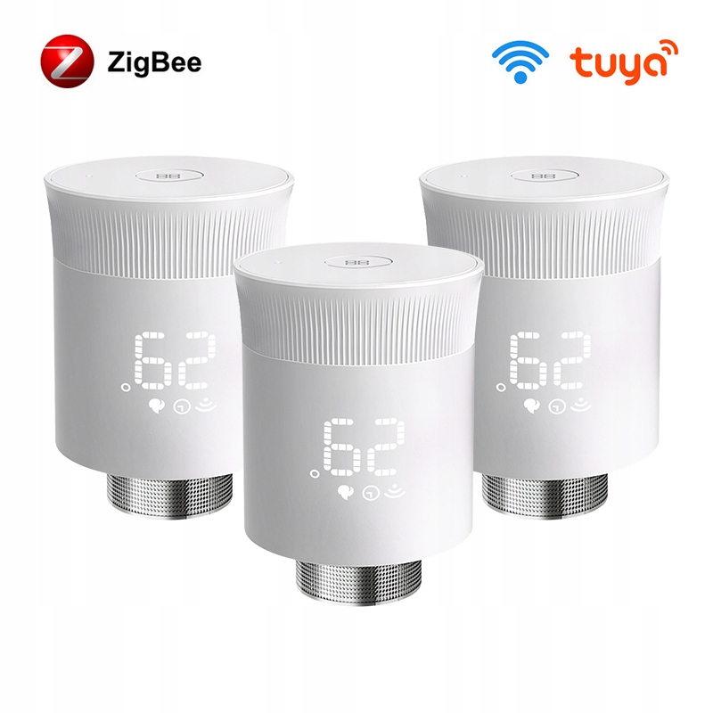 SMART Zigbee 3.0 Tuya termostatická hlavica, 3 KS